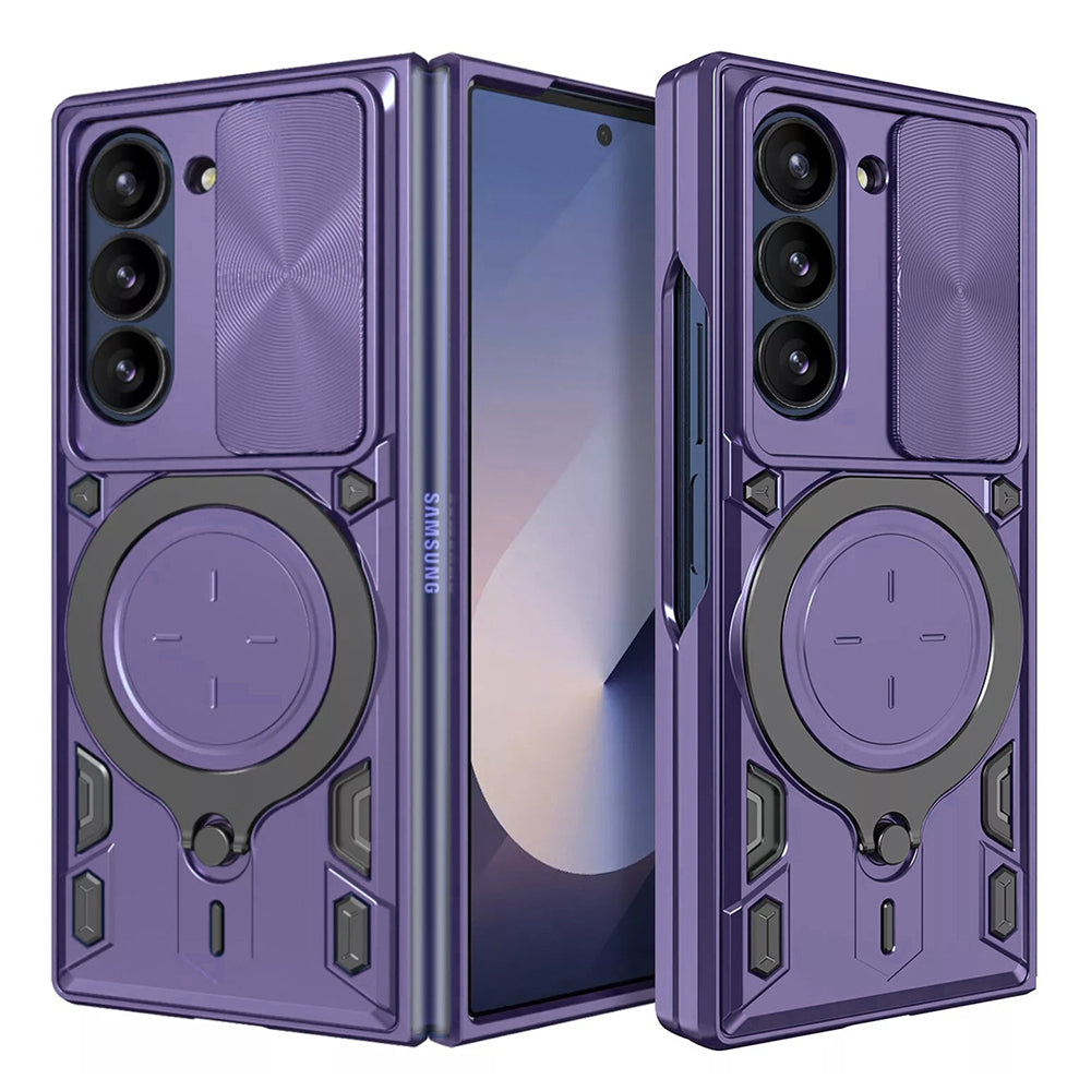 Deksel til Samsung Galaxy Z Fold6 F956, Techsuit, CamGuard Pro, Lilla