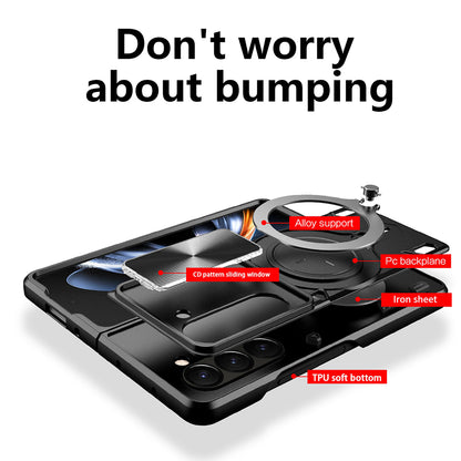 Deksel til Samsung Galaxy Z Fold6 F956, Techsuit, CamGuard Pro, Lilla