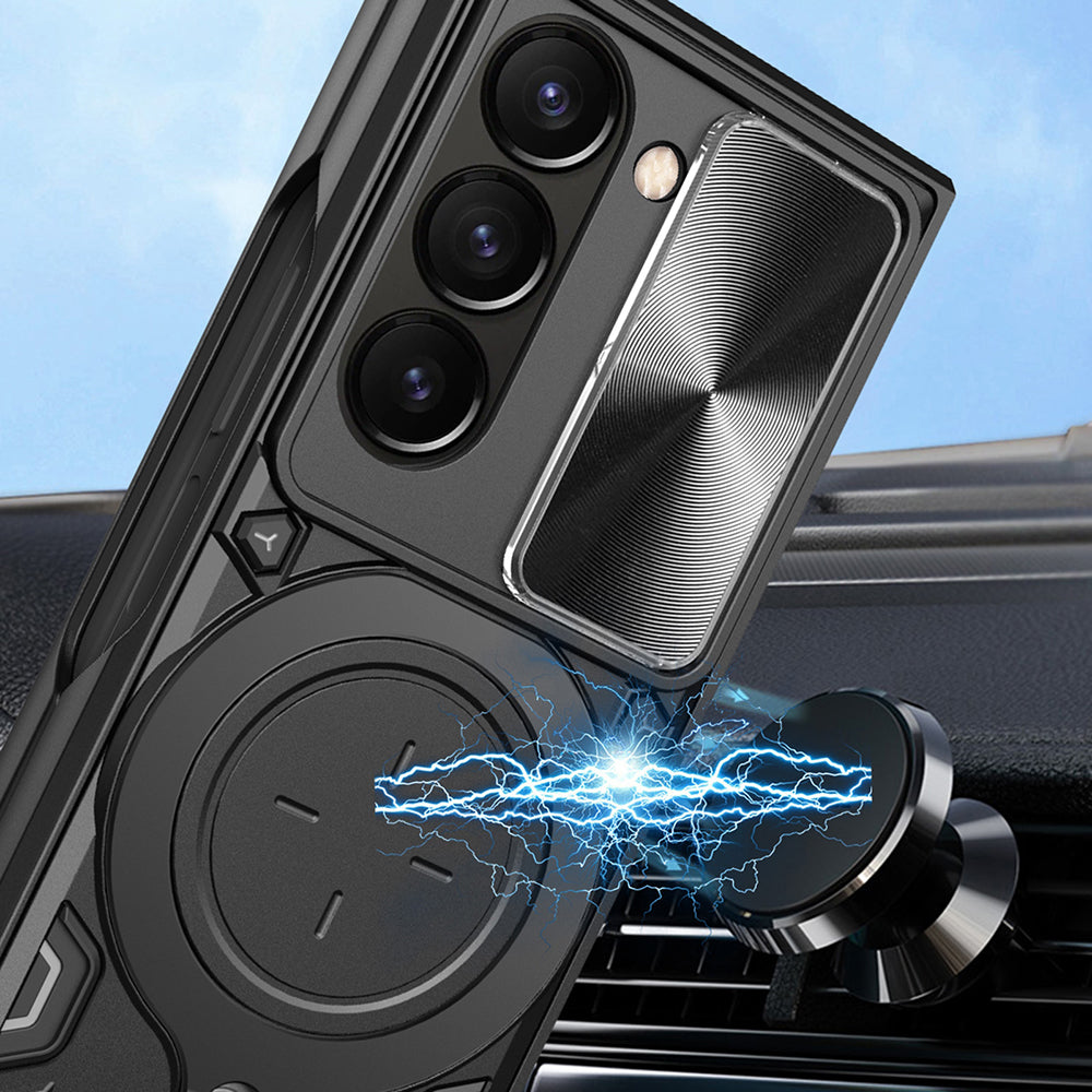 Deksel for Samsung Galaxy Z Fold6 F956, Techsuit, CamGuard Pro, Rød