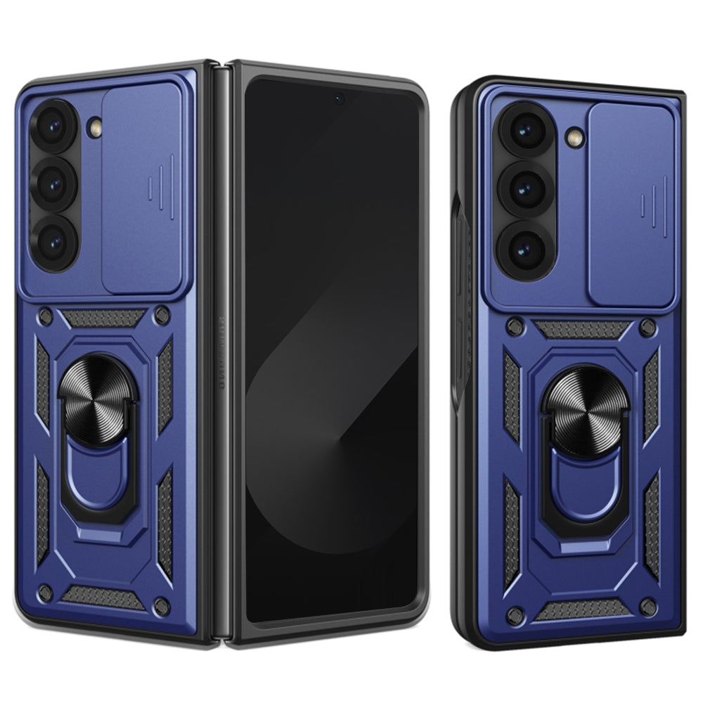 Deksel til Samsung Galaxy Z Fold6 F956, Techsuit, CamShield, Blå