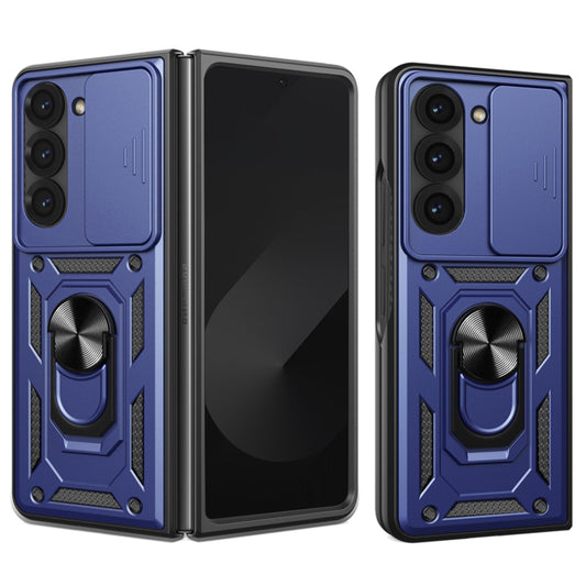 Deksel til Samsung Galaxy Z Fold6 F956, Techsuit, CamShield, Blå