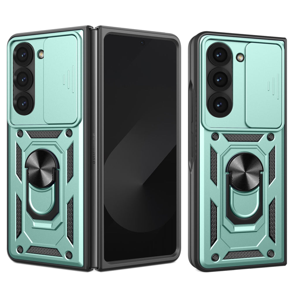 Deksel for Samsung Galaxy Z Fold6 F956, Techsuit, CamShield, Grønn