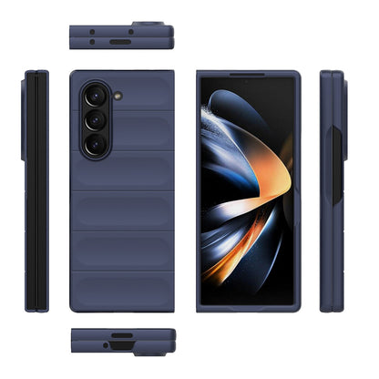 Deksel for Samsung Galaxy Z Fold6 F956, Techsuit, Magic Shield, Blå