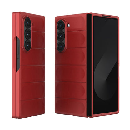 Deksel for Samsung Galaxy Z Fold6 F956, Techsuit, Magic Shield, Rød