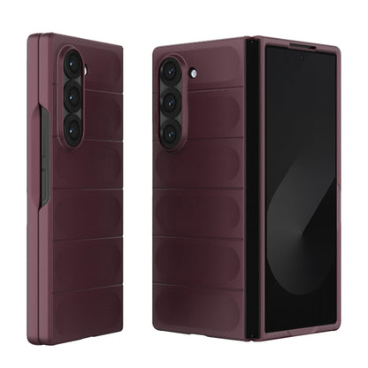 Deksel til Samsung Galaxy Z Fold6 F956, Techsuit, Magic Shield, Burgunder