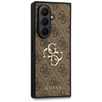 Deksel for Samsung Galaxy Z Fold7 F966, Guess, 4G Big Logo, Brun