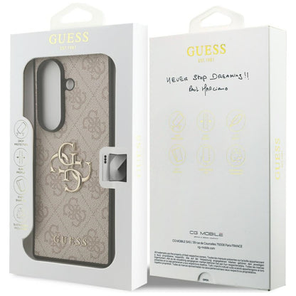 Deksel for Samsung Galaxy Z Fold7 F966, Guess, 4G Big Logo, Rosa