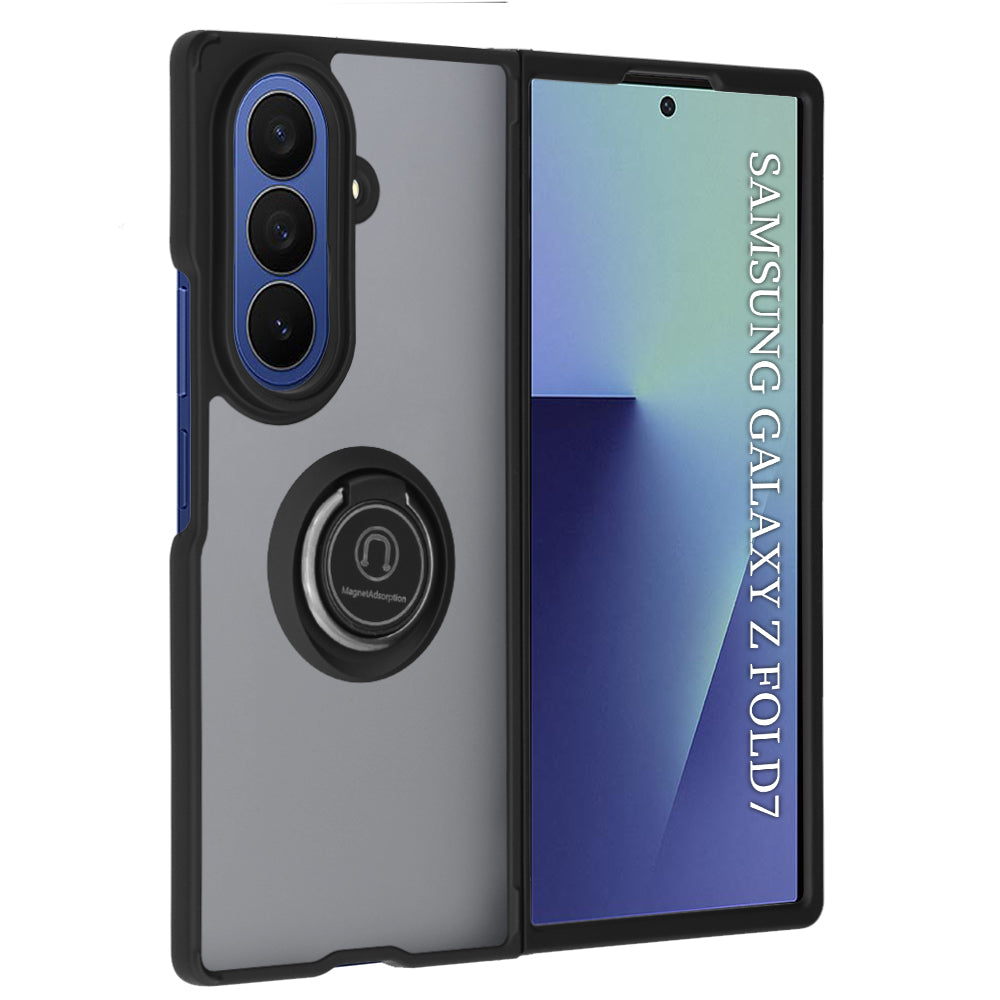 Deksel for Samsung Galaxy Z Fold7 F966, Techsuit, Glinth, Svart