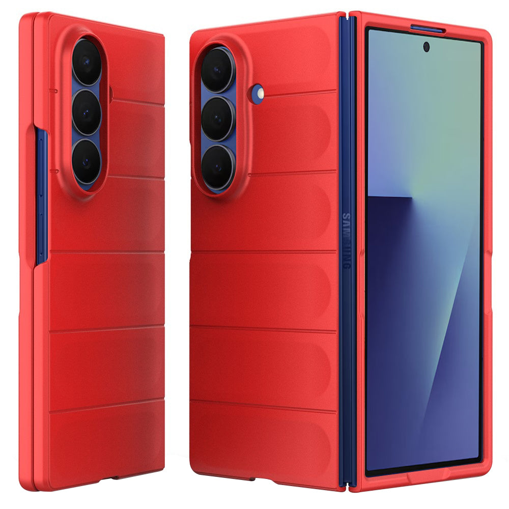 Deksel til Samsung Galaxy Z Fold7 F966, Techsuit, Magic Shield, Rød
