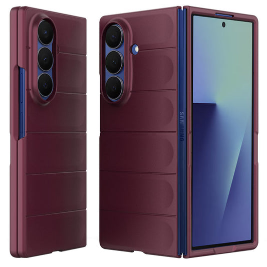 Deksel til Samsung Galaxy Z Fold7 F966, Techsuit, Magic Shield, Burgunder