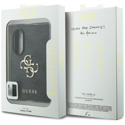 Deksel til Samsung Galaxy Z Fold8 F971, Guess, 4G Big Logo, Svart
