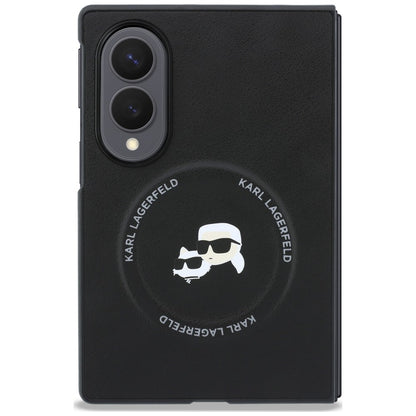 Deksel til Samsung Galaxy Z Fold8 F971, Karl Lagerfeld, Karl & Choupette Hodepin, Svart