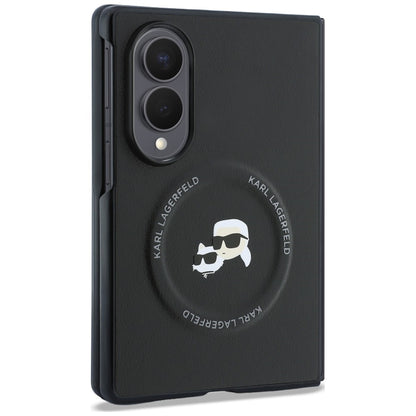 Deksel til Samsung Galaxy Z Fold8 F971, Karl Lagerfeld, Karl & Choupette Hodepin, Svart