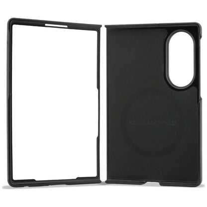 Deksel til Samsung Galaxy Z Fold8 F971, Karl Lagerfeld, Karl & Choupette Hodepin, Svart