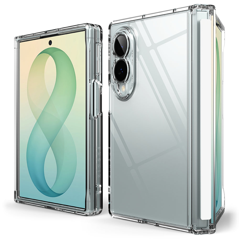 Deksel til Samsung Galaxy Z Fold8 F971, Ringke, Fusion Flap, Transparent