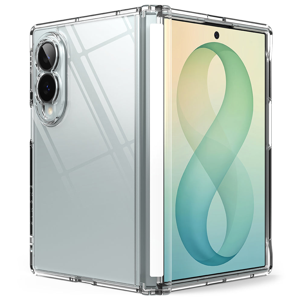 Deksel til Samsung Galaxy Z Fold8 F971, Ringke, Fusion Flap, Transparent