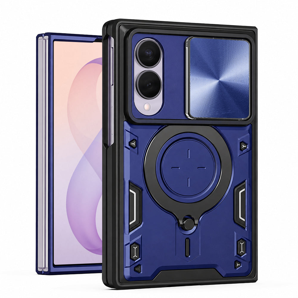 Deksel for Samsung Galaxy Z Fold8 F971, Techsuit, CamGuard Pro, Blå