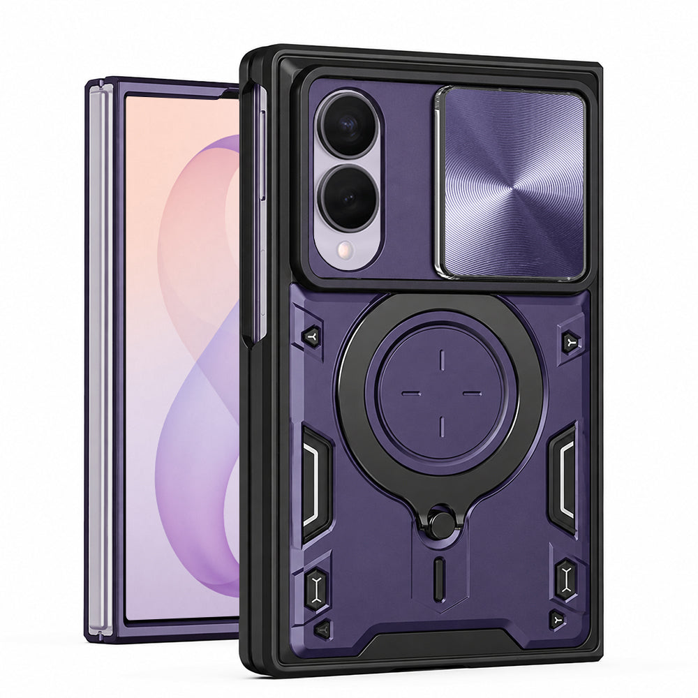 Deksel til Samsung Galaxy Z Fold8 F971, Techsuit, CamGuard Pro, Lilla