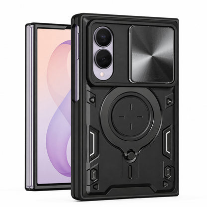 Deksel for Samsung Galaxy Z Fold8 F971, Techsuit, CamGuard Pro, Svart