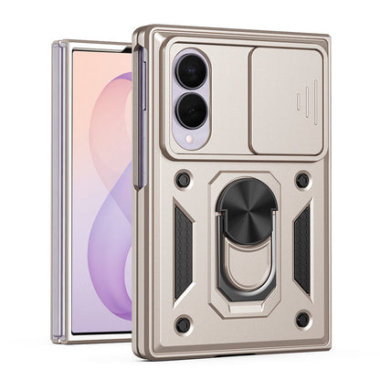 Deksel til Samsung Galaxy Z Fold8 F971, Techsuit, CamShield, Gullfarget