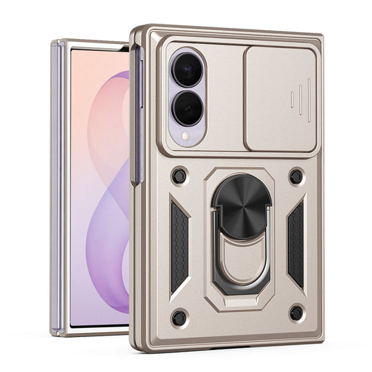 Deksel til Samsung Galaxy Z Fold8 F971, Techsuit, CamShield, Gullfarget