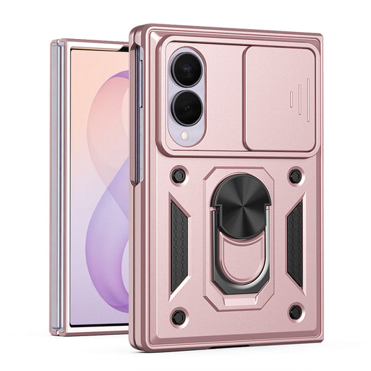Deksel til Samsung Galaxy Z Fold8 F971, Techsuit, CamShield, Rosa Gull