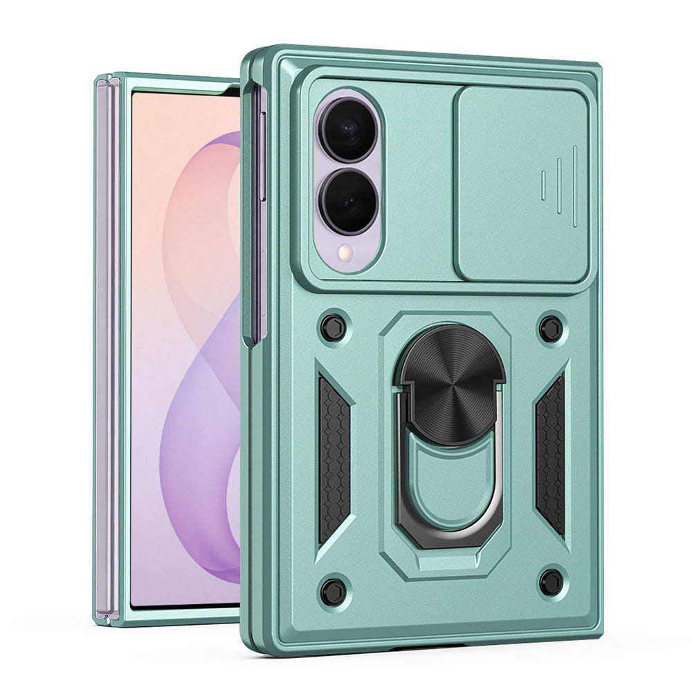 Deksel til Samsung Galaxy Z Fold8 F971, Techsuit, CamShield, Grønn