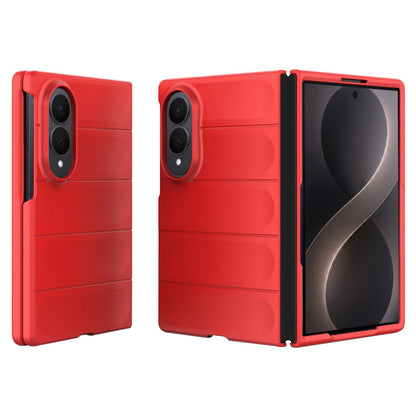 Deksel for Samsung Galaxy Z Fold8 F976, Techsuit, Magic Shield, Rød