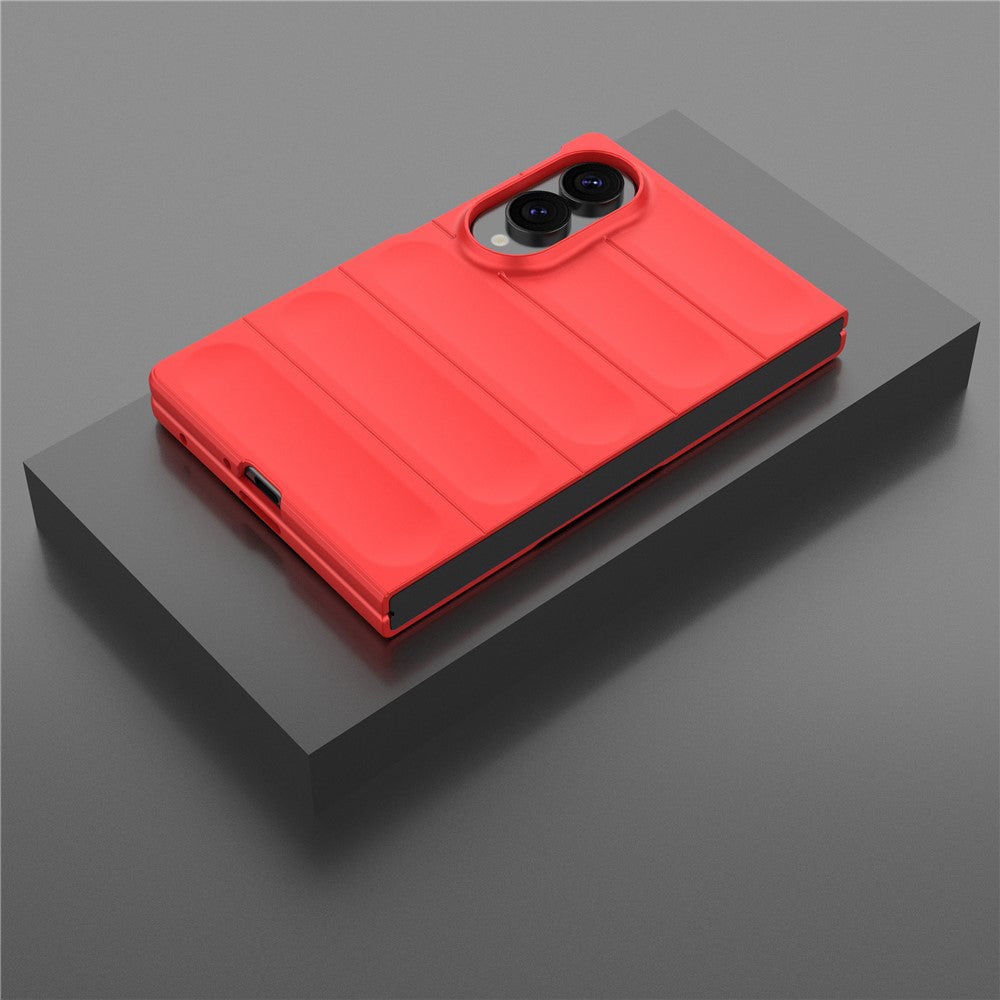 Deksel for Samsung Galaxy Z Fold8 F976, Techsuit, Magic Shield, Rød