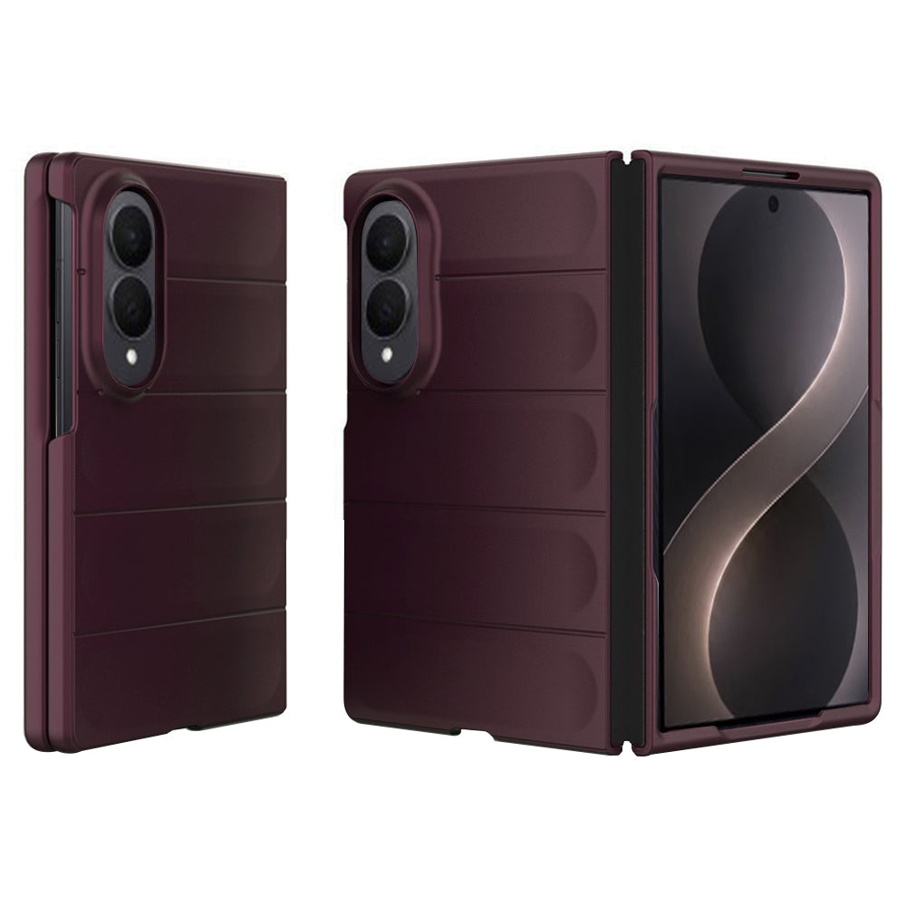 Deksel til Samsung Galaxy Z Fold8 F976, Techsuit, Magic Shield, Burgunder