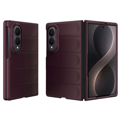 Deksel til Samsung Galaxy Z Fold8 F976, Techsuit, Magic Shield, Burgunder