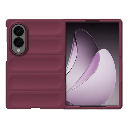Deksel til Samsung Galaxy Z Fold8 F976, Techsuit, Magic Shield, Burgunder