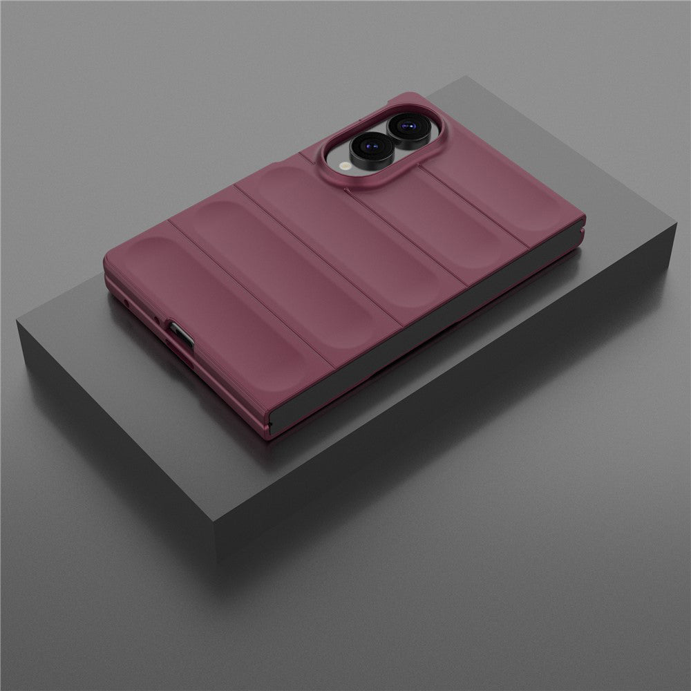 Deksel til Samsung Galaxy Z Fold8 F976, Techsuit, Magic Shield, Burgunder