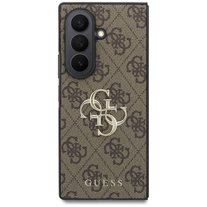 Deksel til Samsung Galaxy Z Fold8 Ultra F976, Guess, 4G Big Logo, Brun