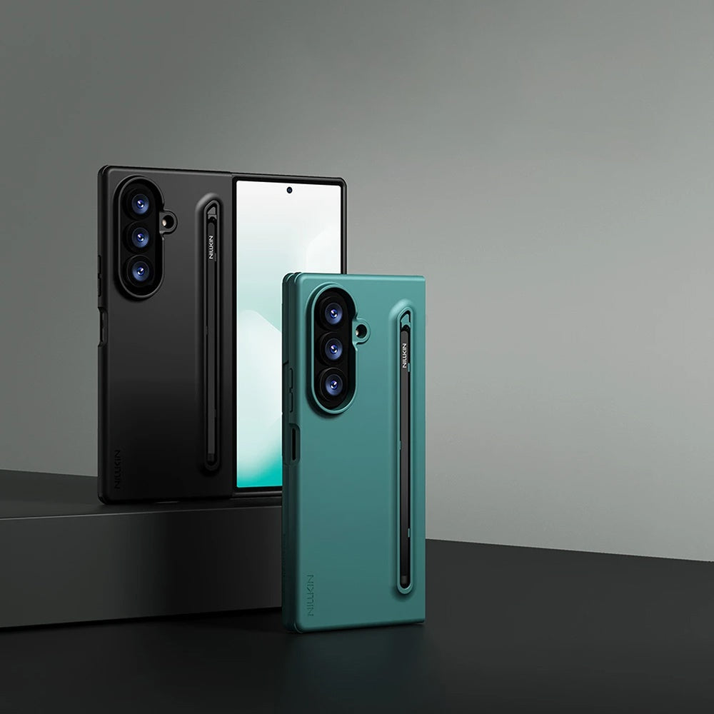 Deksel for Samsung Galaxy Z Fold8 Ultra F976, Nillkin, Flex Pure med S-Pen-holder, Blå