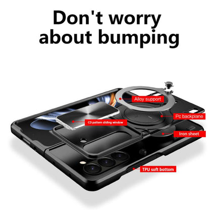 Deksel til Samsung Galaxy Z Fold8 Ultra F976 / Z Fold7 F966, Techsuit, CamGuard Pro, Blå
