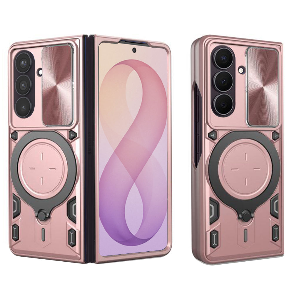 Deksel for Samsung Galaxy Z Fold8 Ultra F976 / Z Fold7 F966, Techsuit, CamGuard Pro, Rosa Gull