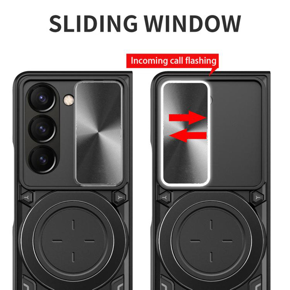 Deksel for Samsung Galaxy Z Fold8 Ultra F976 / Z Fold7 F966, Techsuit, CamGuard Pro, Rosa Gull
