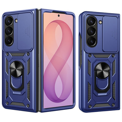 Deksel for Samsung Galaxy Z Fold8 Ultra F976 / Z Fold7 F966, Techsuit, CamShield, Blå