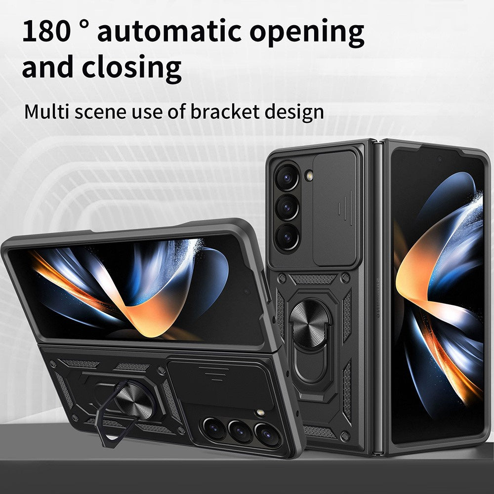 Deksel for Samsung Galaxy Z Fold8 Ultra F976 / Z Fold7 F966, Techsuit, CamShield, Blå