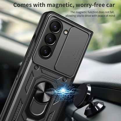 Deksel til Samsung Galaxy Z Fold8 Ultra F976 / Z Fold7 F966, Techsuit, CamShield, Gullfarget