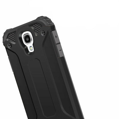 Deksel for Samsung I9500 Galaxy S4, Techsuit, Hybrid Armor, Svart