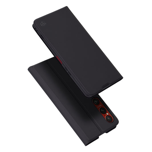Deksel til Sony Xperia 1 VI, Techsuit, Magskin Book, Svart