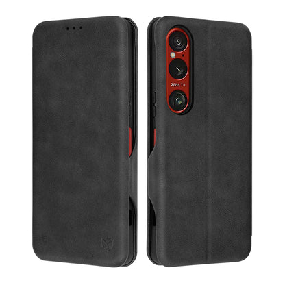 Deksel for Sony Xperia 1 VI, Techsuit, Safe Wallet Plus, Svart