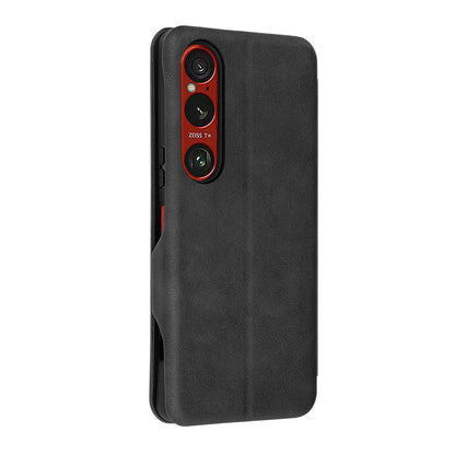 Deksel for Sony Xperia 1 VI, Techsuit, Safe Wallet Plus, Svart