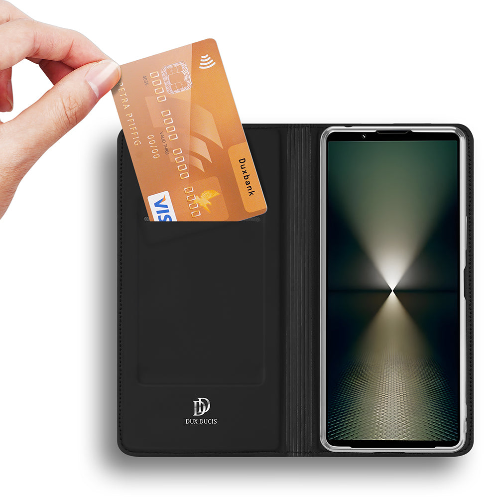 Deksel for Sony Xperia 1 VII, DUX DUCIS, Skin Pro, Svart
