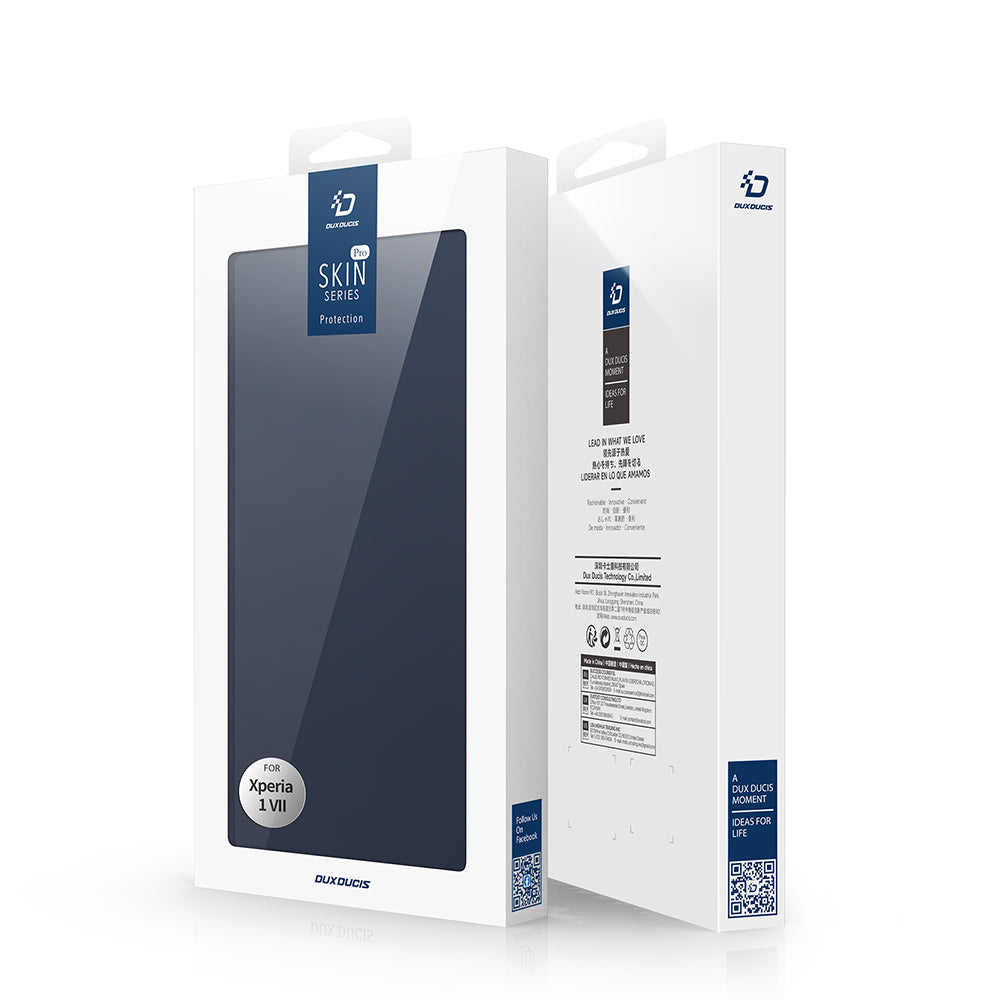 Deksel for Sony Xperia 1 VII, DUX DUCIS, Skin Pro, Svart