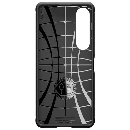 Deksel for Sony Xperia 1 VII, Spigen, Rugged Armor, Matt Svart