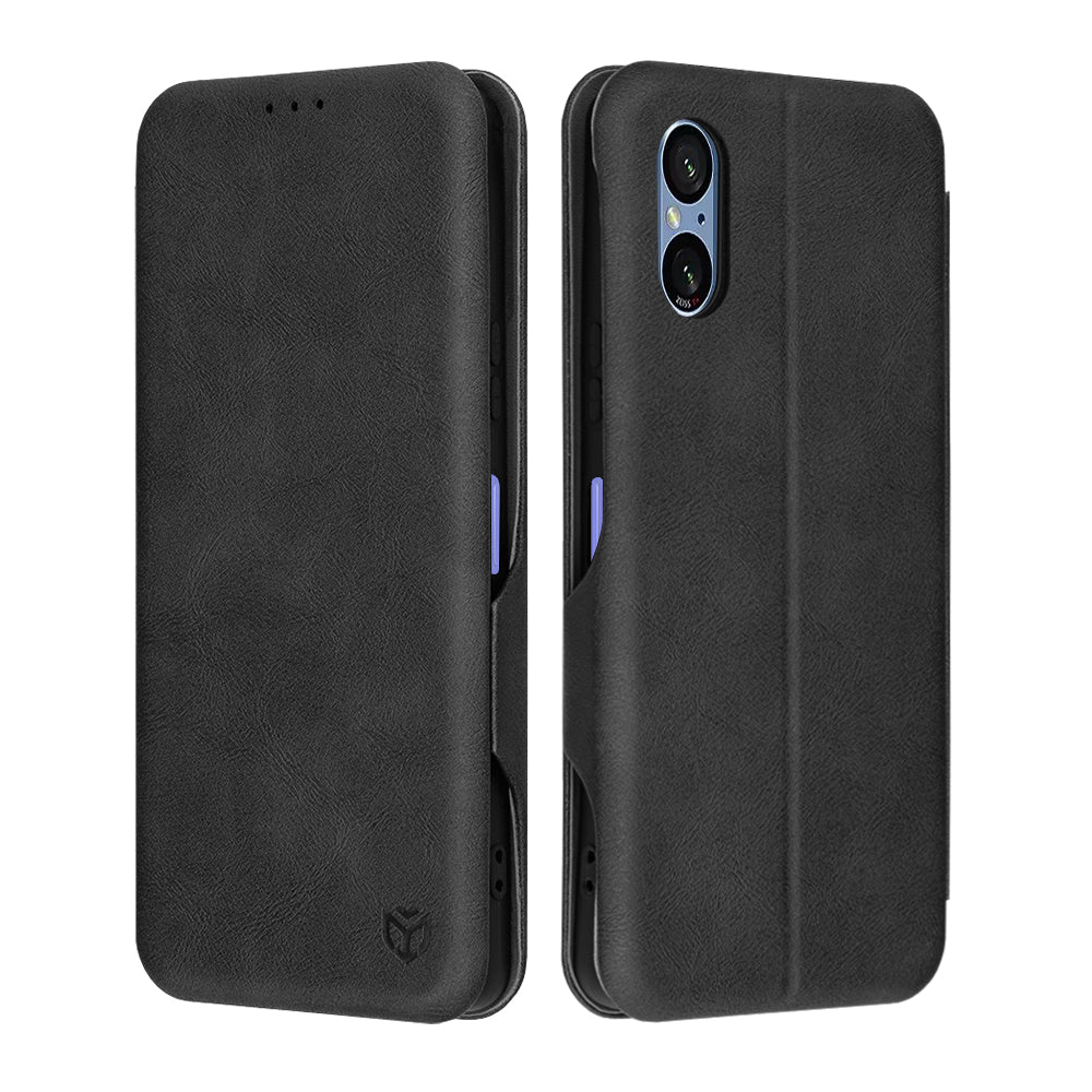 Deksel for Sony Xperia 5 VI, Techsuit, Safe Wallet Plus, Svart