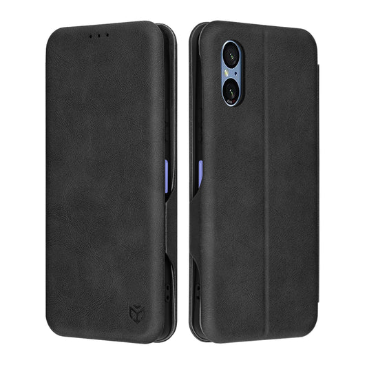 Deksel for Sony Xperia 5 VI, Techsuit, Safe Wallet Plus, Svart
